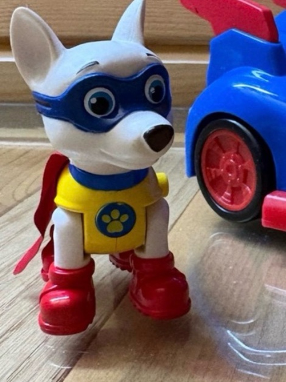Paw Patrol Apollo super hero figure. Rare! Excellent Condition.
